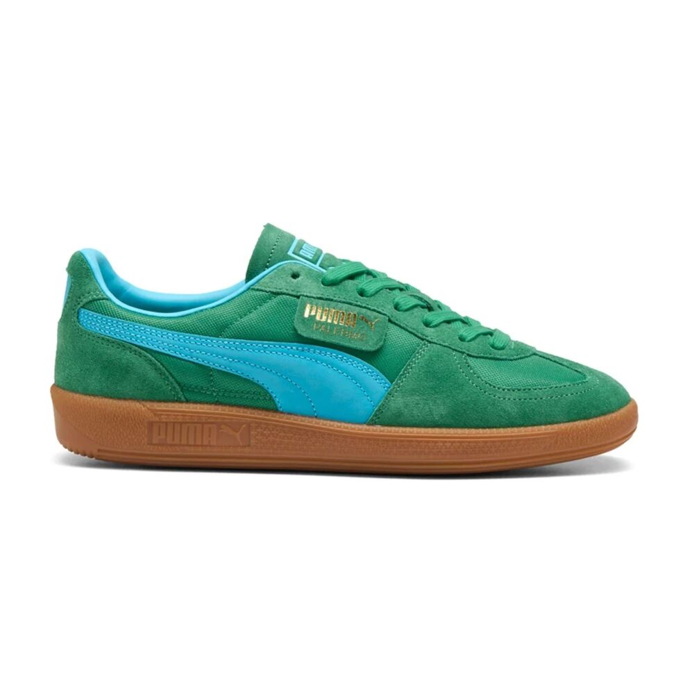 PUMA Palermo Vintage OG Mens Shoes Kelly Green & Sky Blue Size US 7 / 39 Sneaker